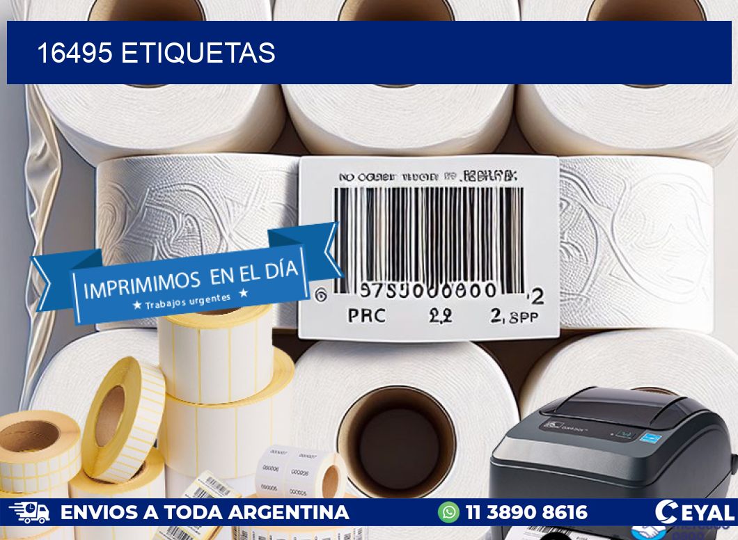 16495 ETIQUETAS