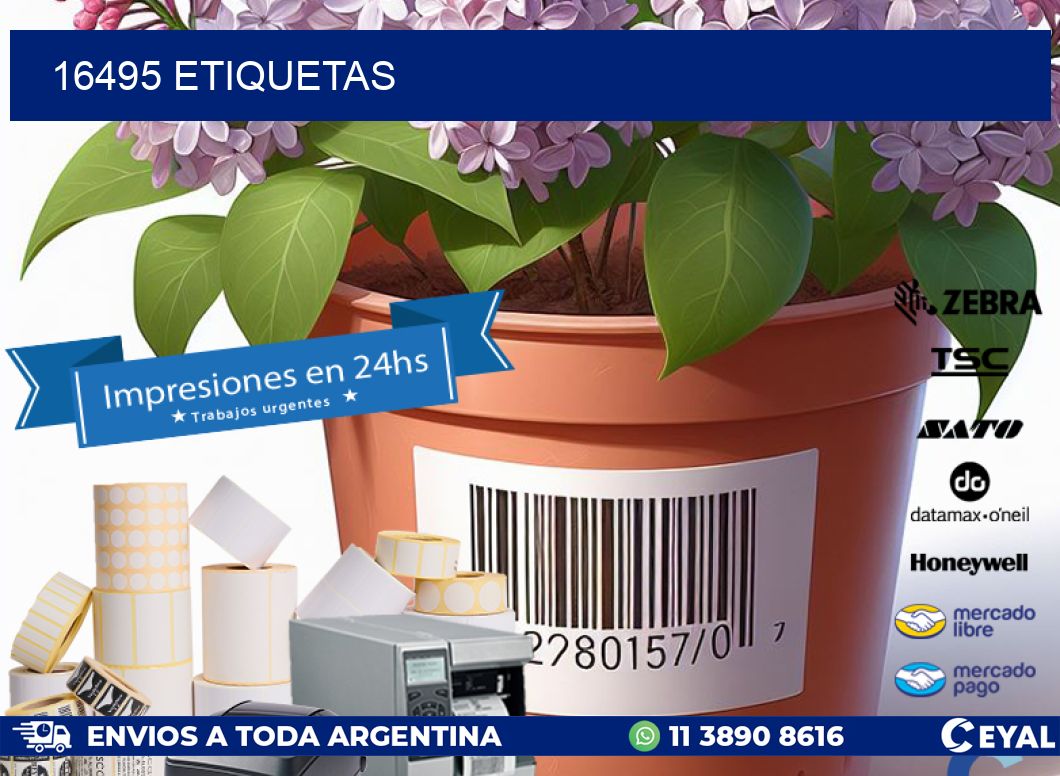 16495 ETIQUETAS