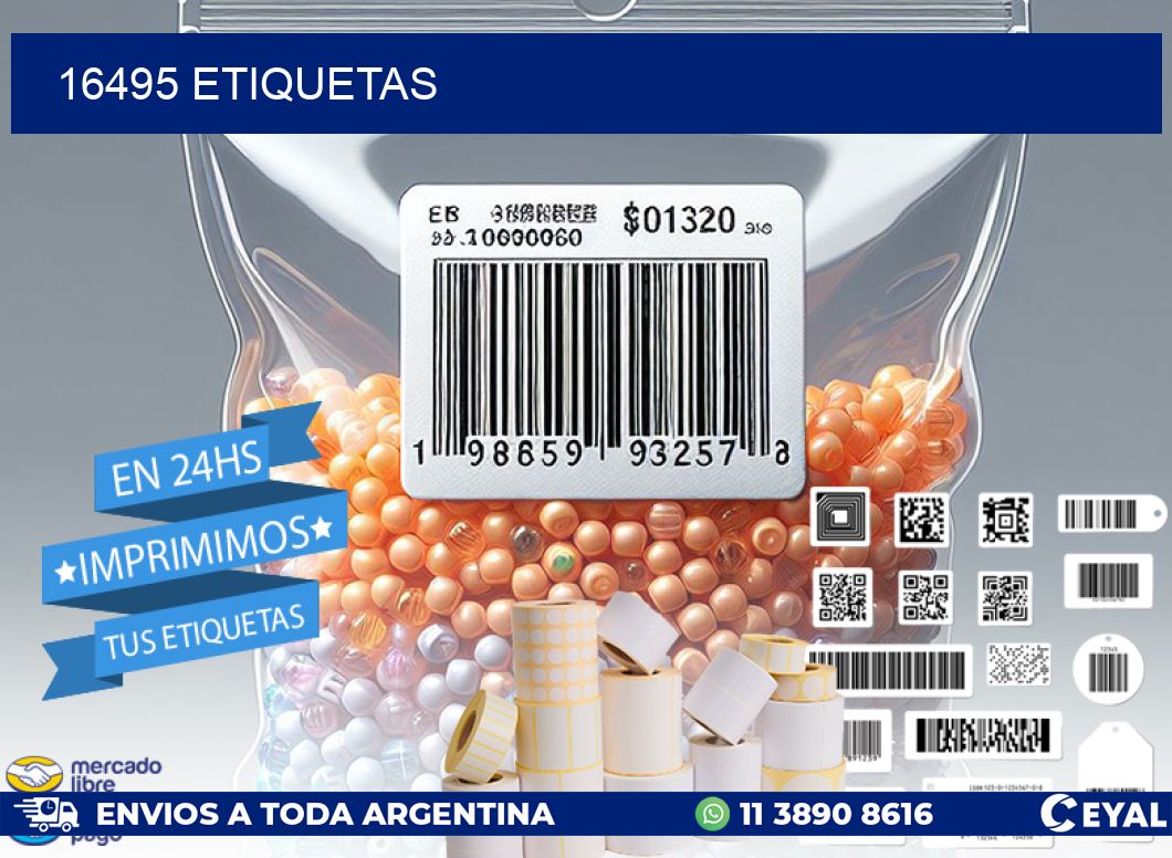 16495 ETIQUETAS