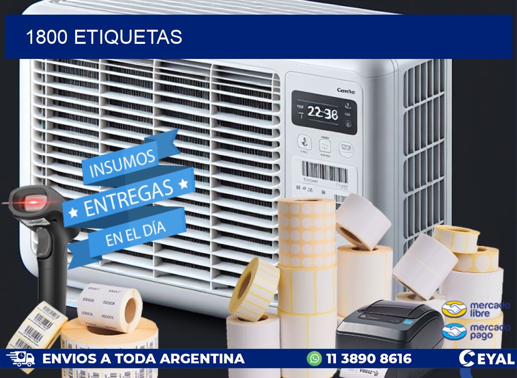 1800 ETIQUETAS