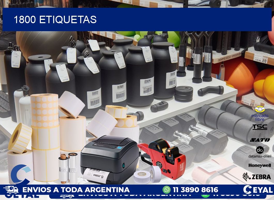 1800 ETIQUETAS