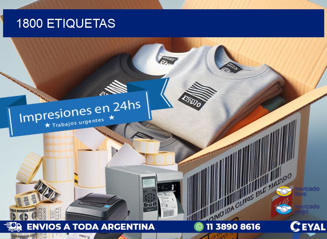 1800 ETIQUETAS