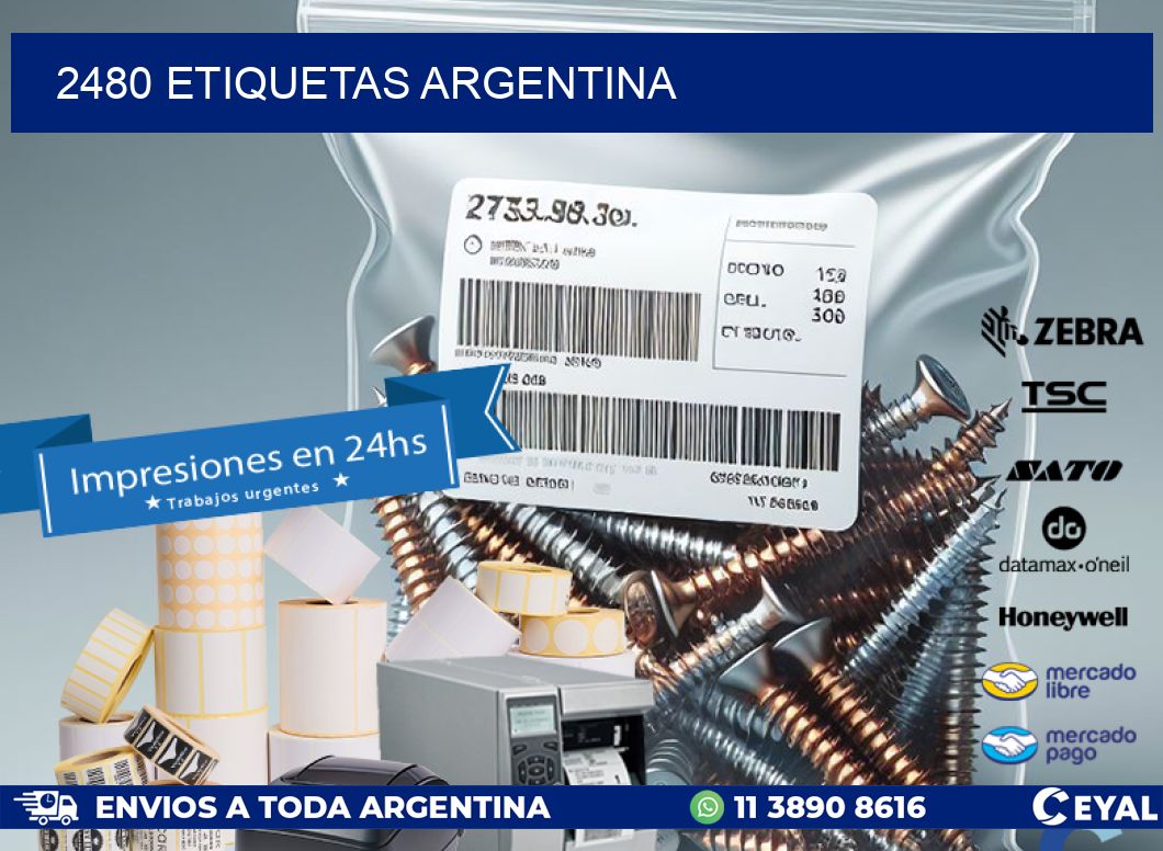 2480 ETIQUETAS ARGENTINA