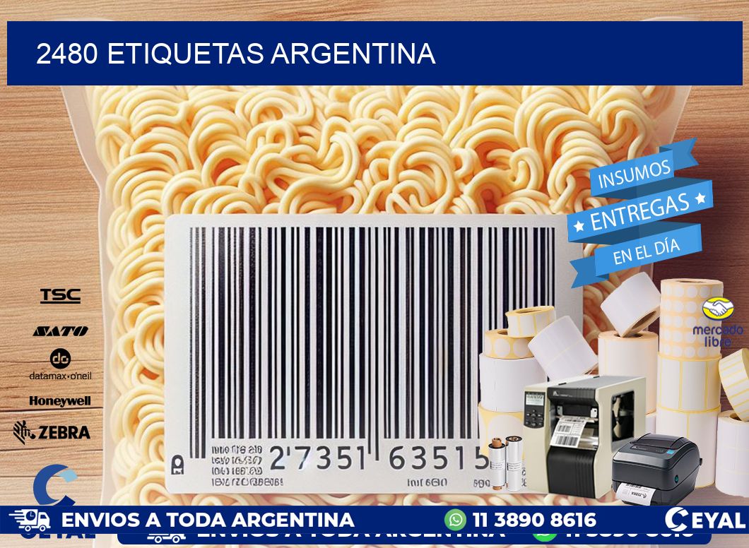 2480 ETIQUETAS ARGENTINA