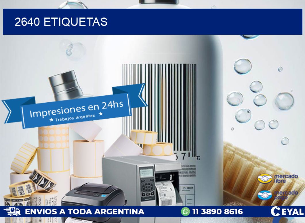 2640 ETIQUETAS