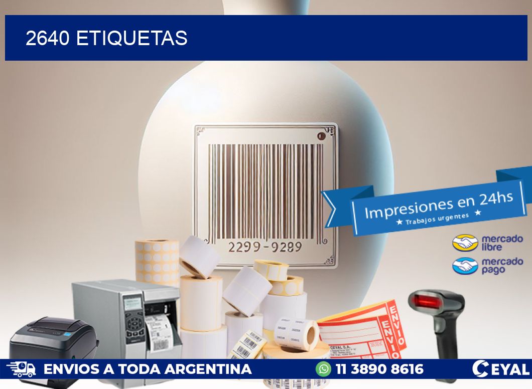 2640 ETIQUETAS