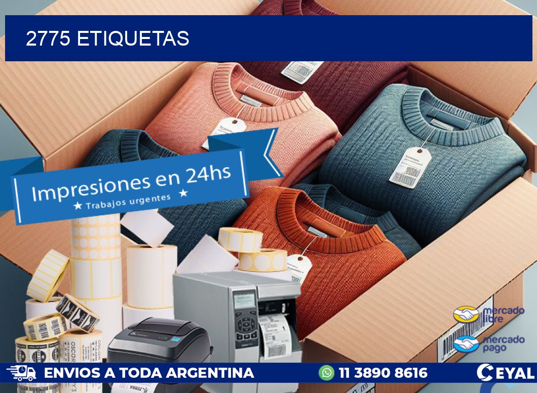 2775 ETIQUETAS