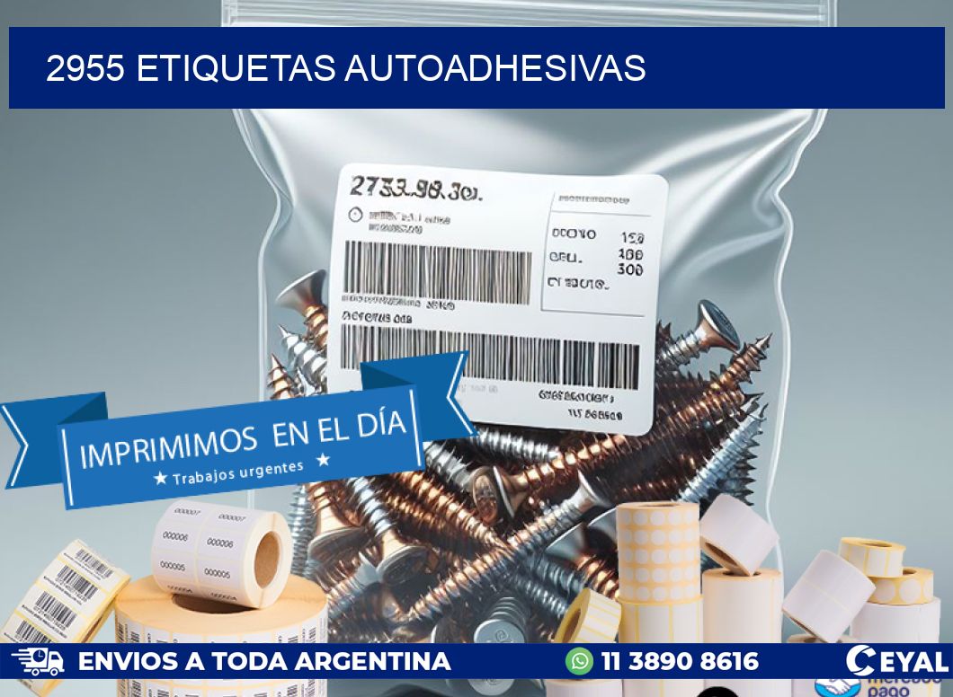 2955 ETIQUETAS AUTOADHESIVAS