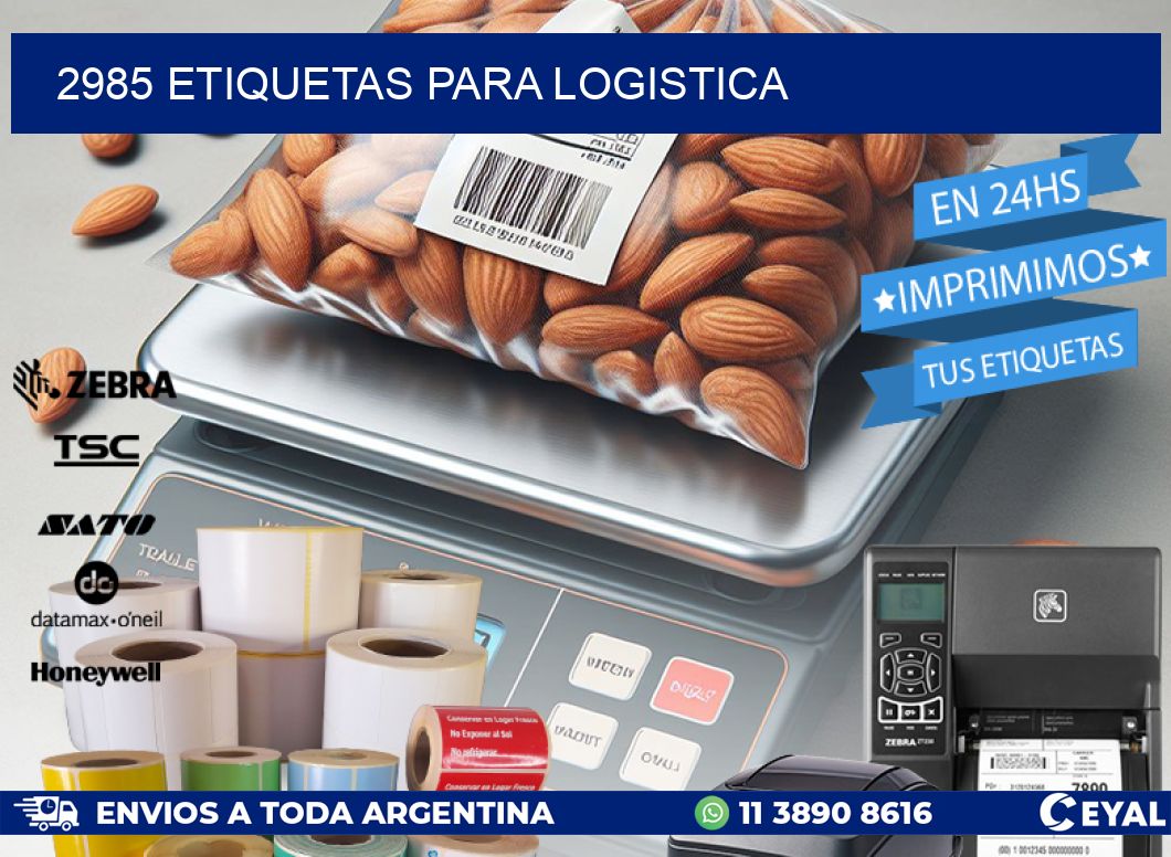 2985 ETIQUETAS PARA LOGISTICA