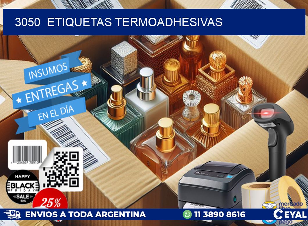 3050  ETIQUETAS TERMOADHESIVAS