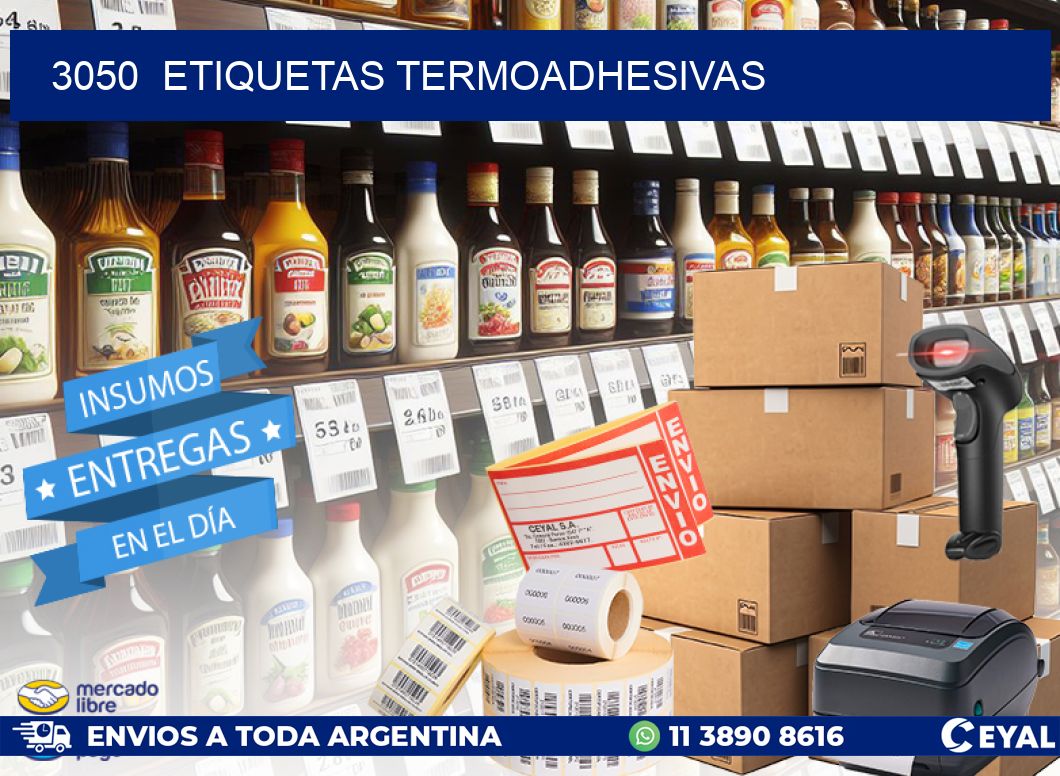 3050  ETIQUETAS TERMOADHESIVAS