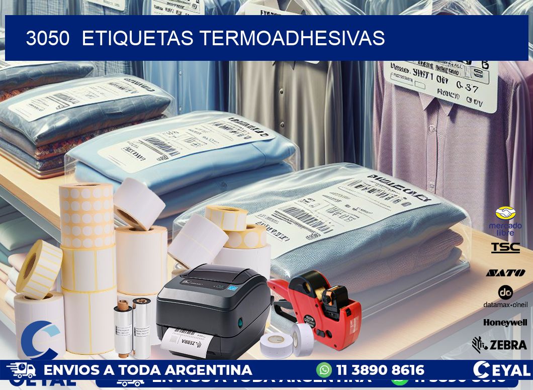 3050  ETIQUETAS TERMOADHESIVAS