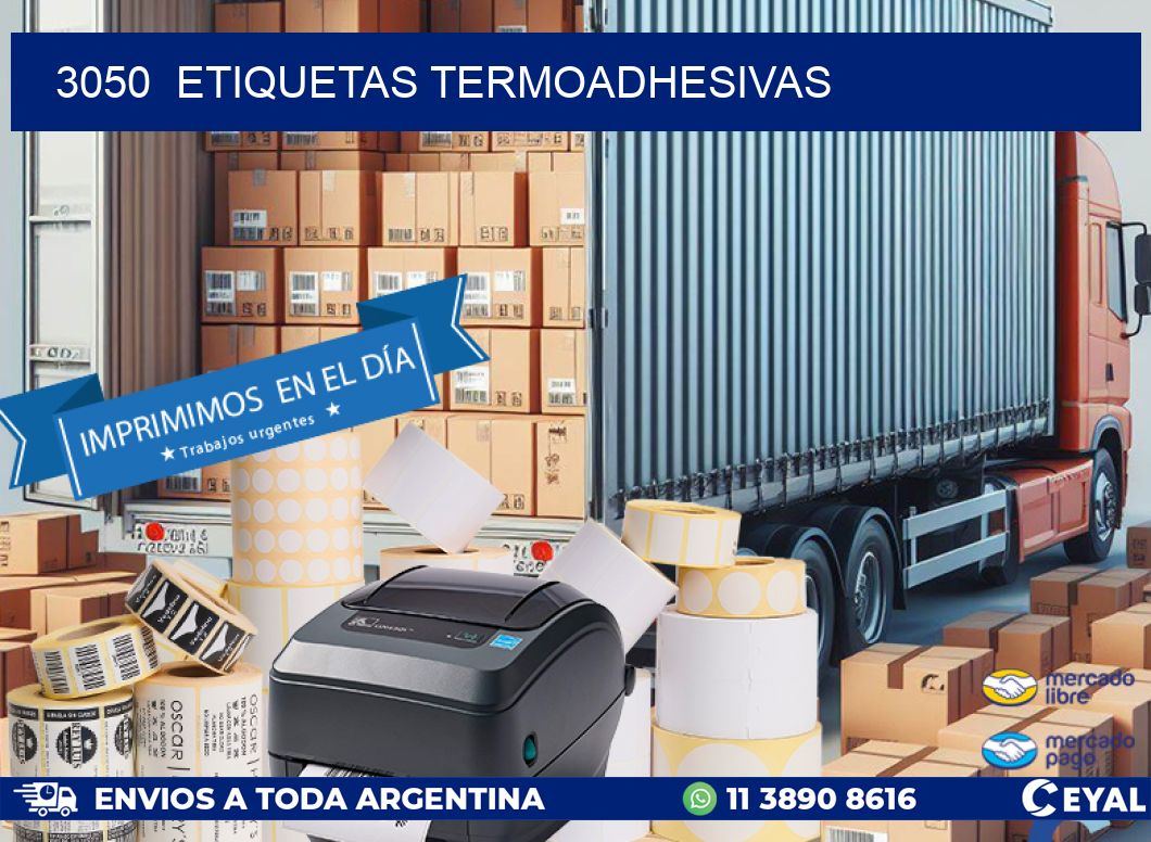 3050  ETIQUETAS TERMOADHESIVAS