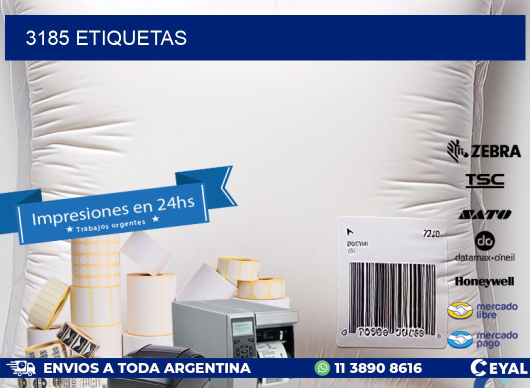 3185 ETIQUETAS