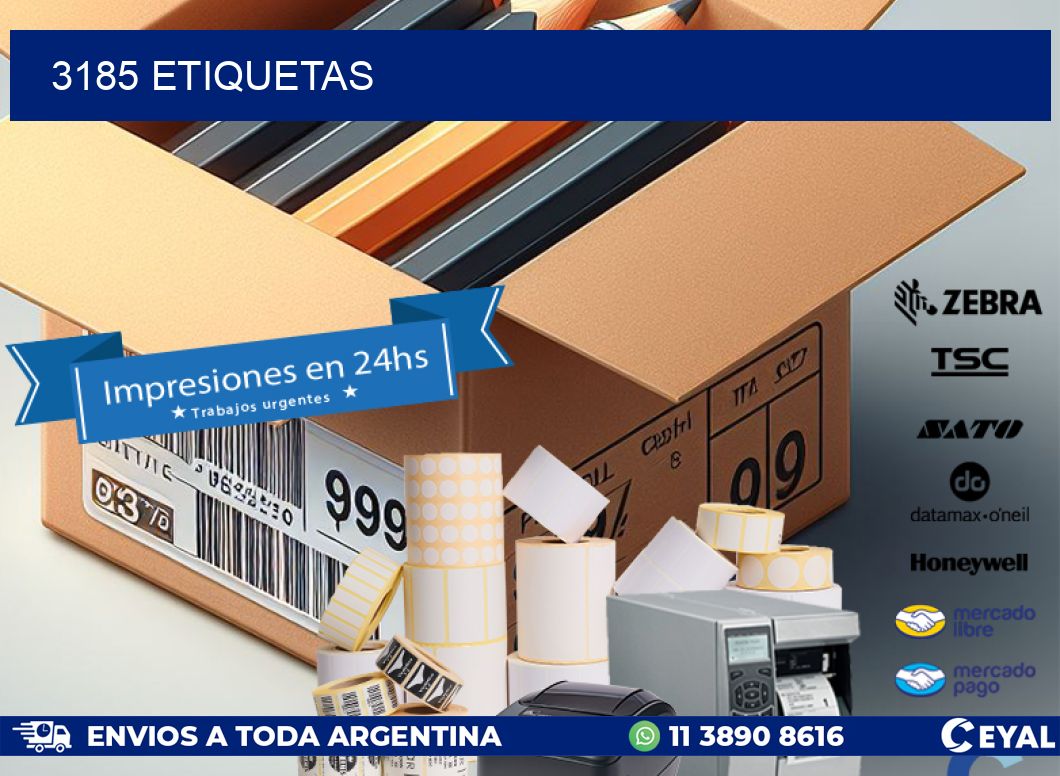 3185 ETIQUETAS
