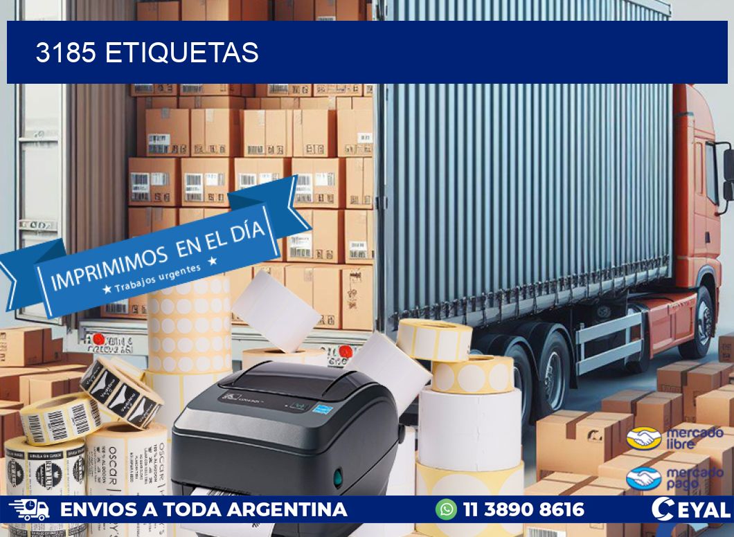 3185 ETIQUETAS