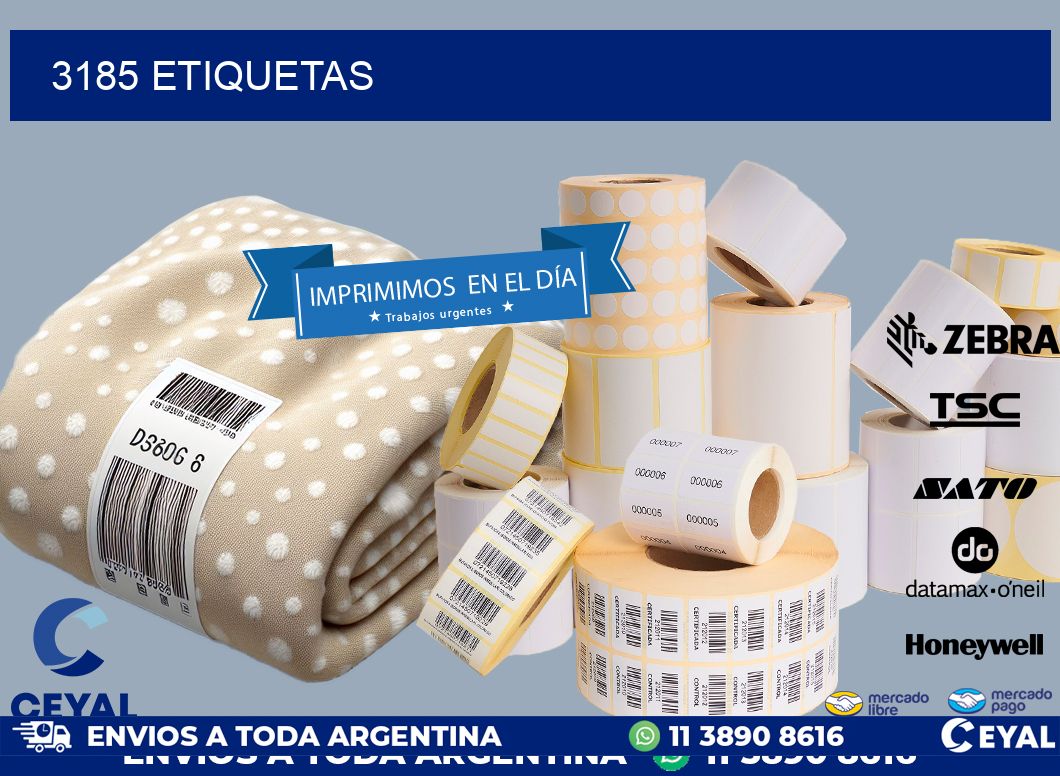 3185 ETIQUETAS