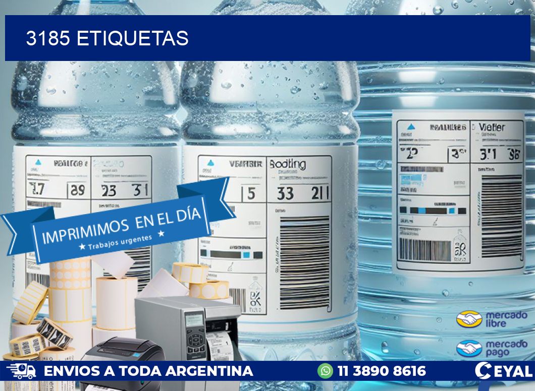 3185 ETIQUETAS