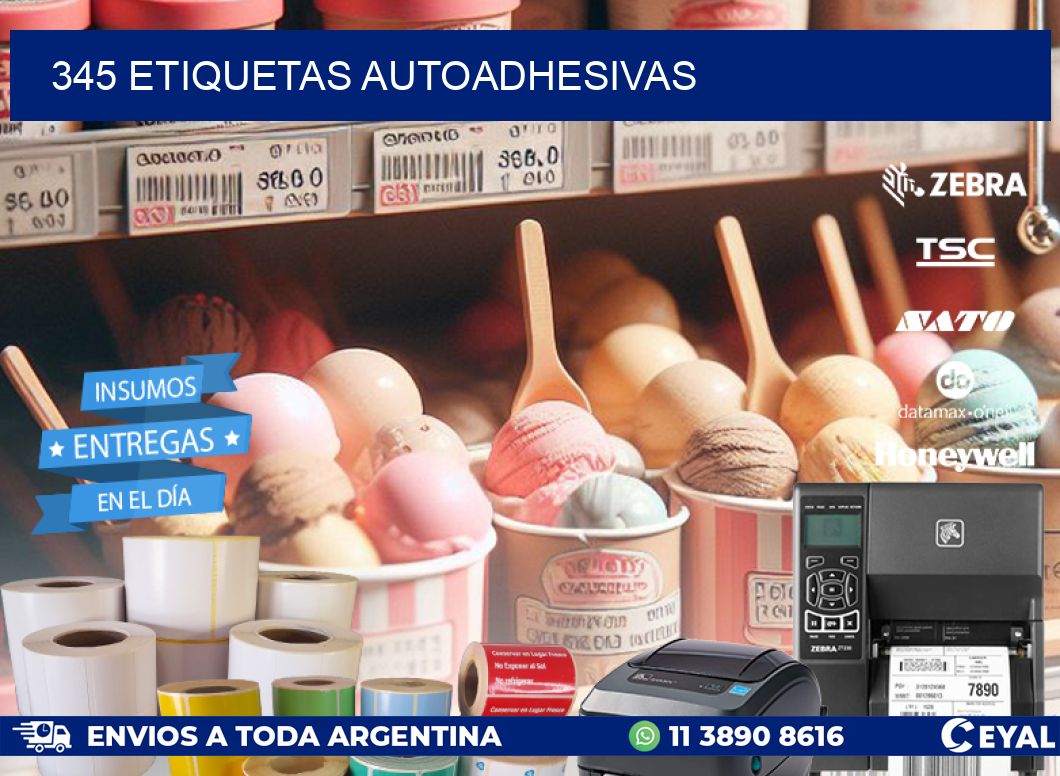 345 ETIQUETAS AUTOADHESIVAS