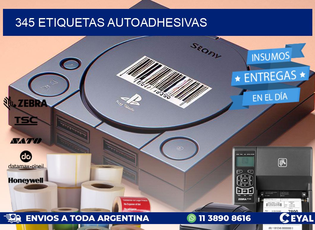 345 ETIQUETAS AUTOADHESIVAS