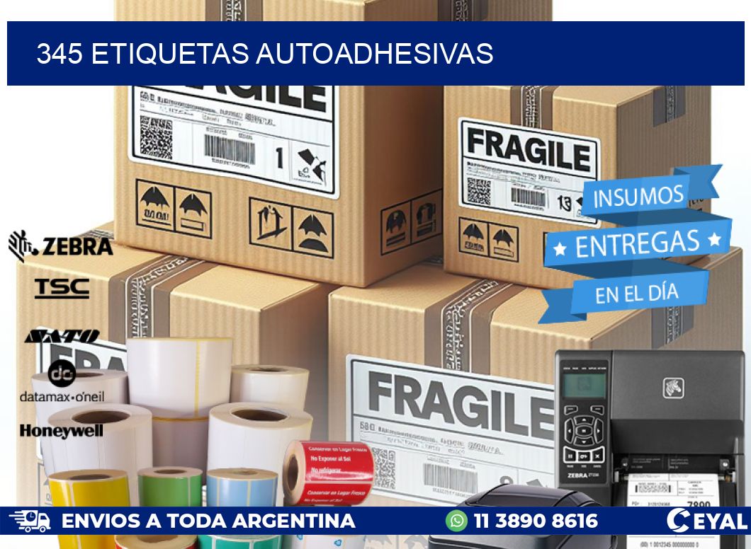 345 ETIQUETAS AUTOADHESIVAS