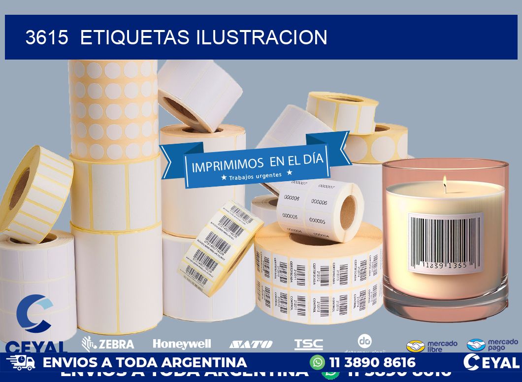 3615  ETIQUETAS ILUSTRACION