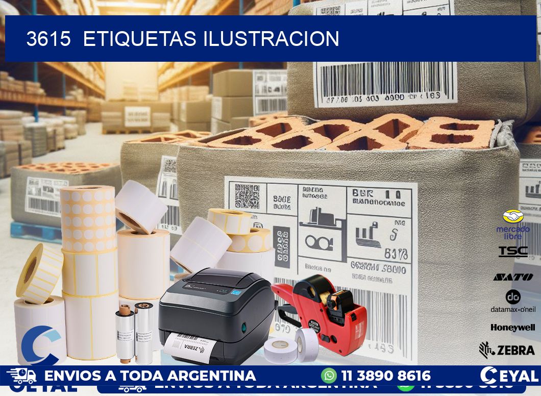 3615  ETIQUETAS ILUSTRACION