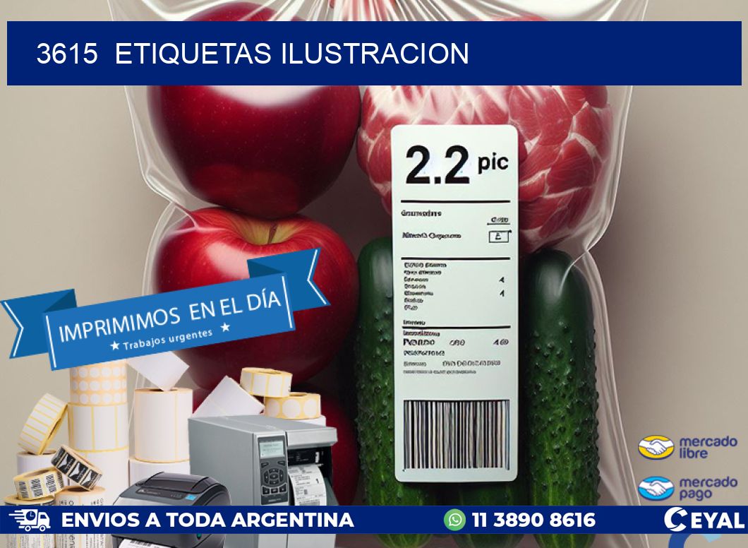 3615  ETIQUETAS ILUSTRACION