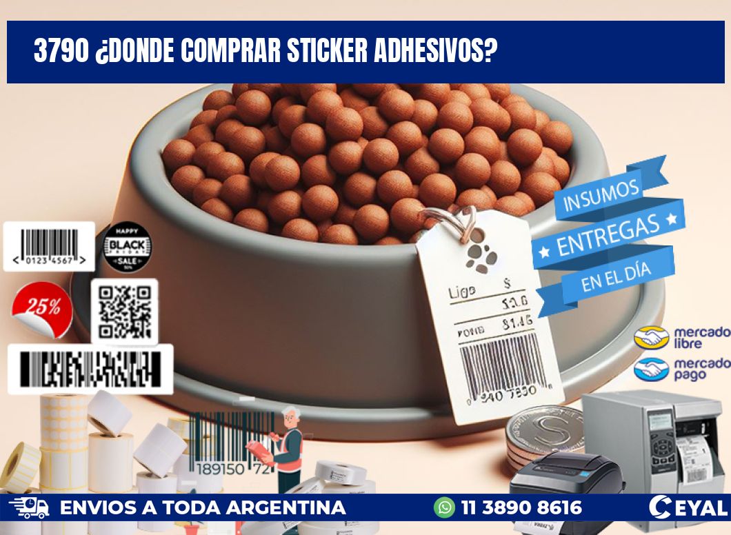 3790 ¿DONDE COMPRAR STICKER ADHESIVOS?