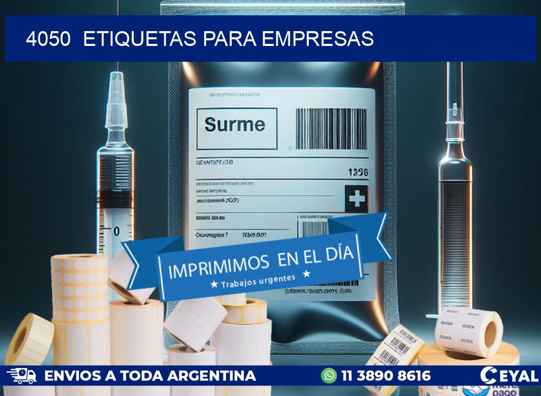 4050  ETIQUETAS PARA EMPRESAS