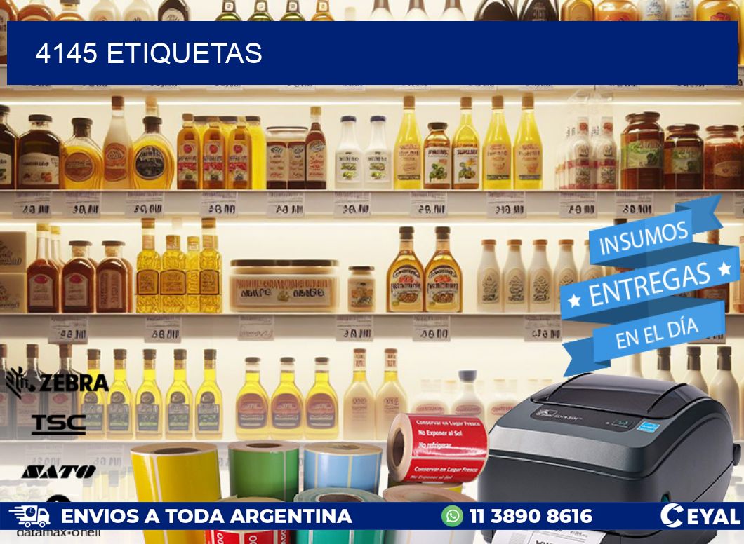 4145 ETIQUETAS