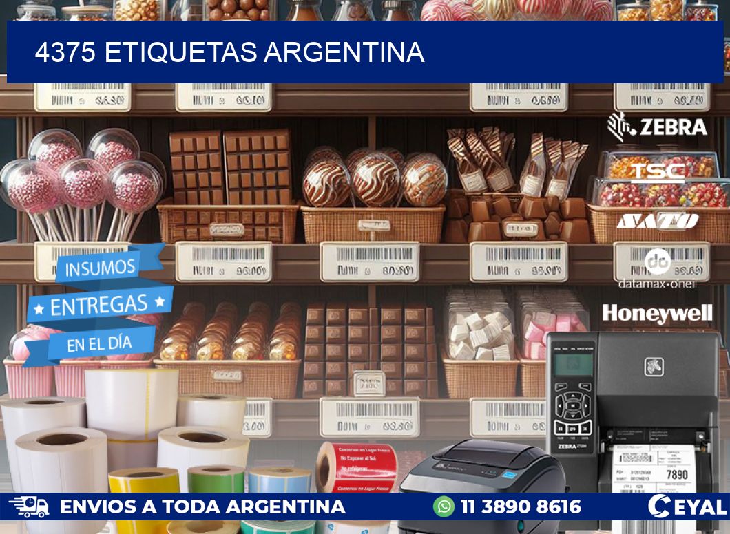 4375 ETIQUETAS ARGENTINA
