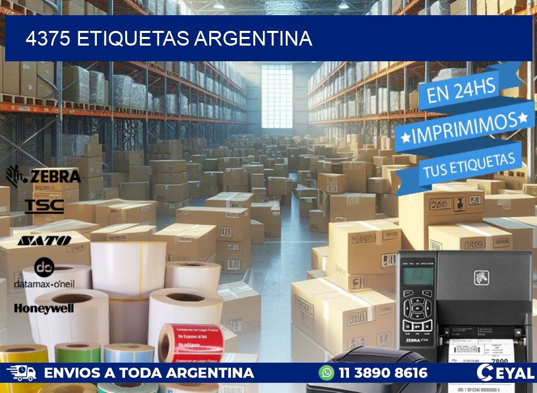 4375 ETIQUETAS ARGENTINA