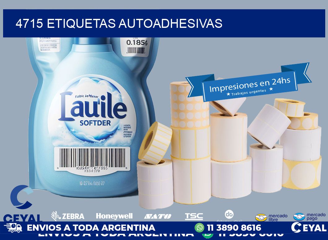 4715 ETIQUETAS AUTOADHESIVAS