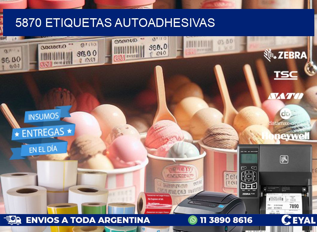 5870 ETIQUETAS AUTOADHESIVAS