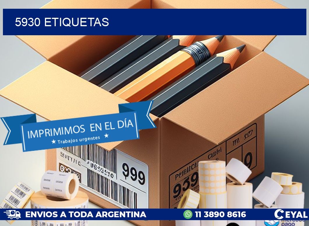5930 ETIQUETAS