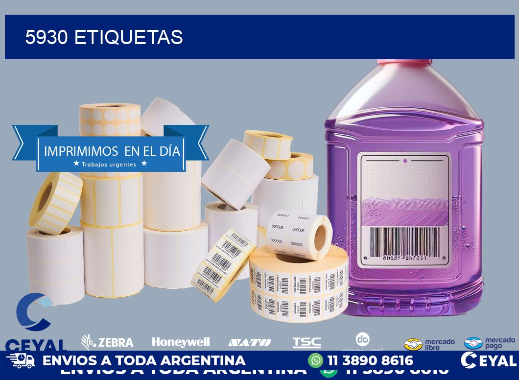 5930 ETIQUETAS