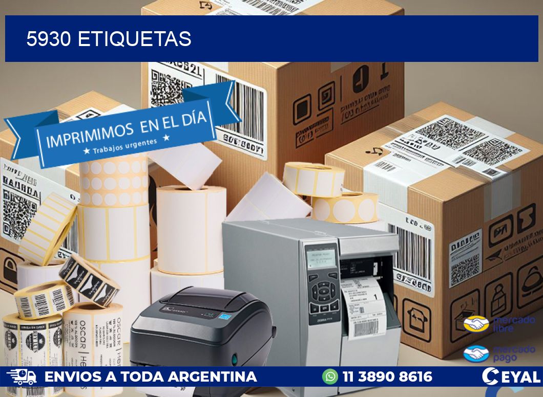 5930 ETIQUETAS