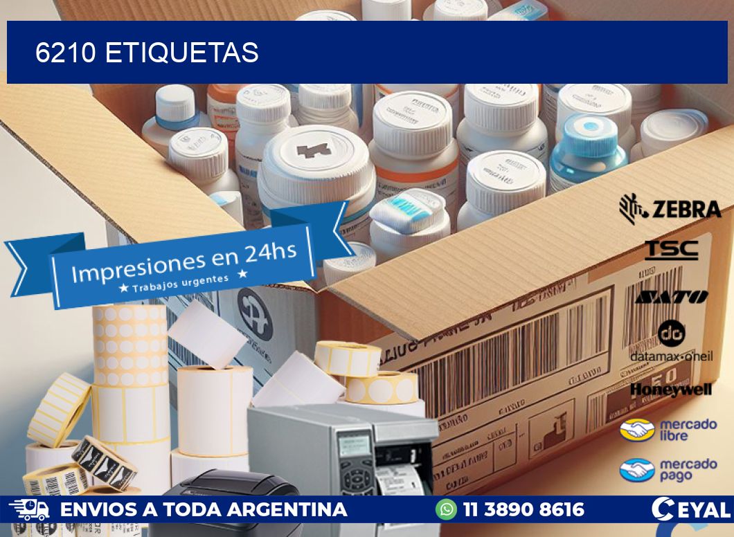 6210 ETIQUETAS
