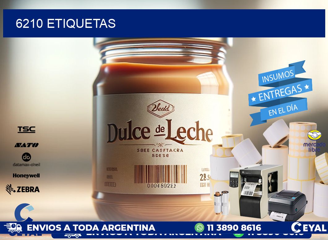 6210 ETIQUETAS