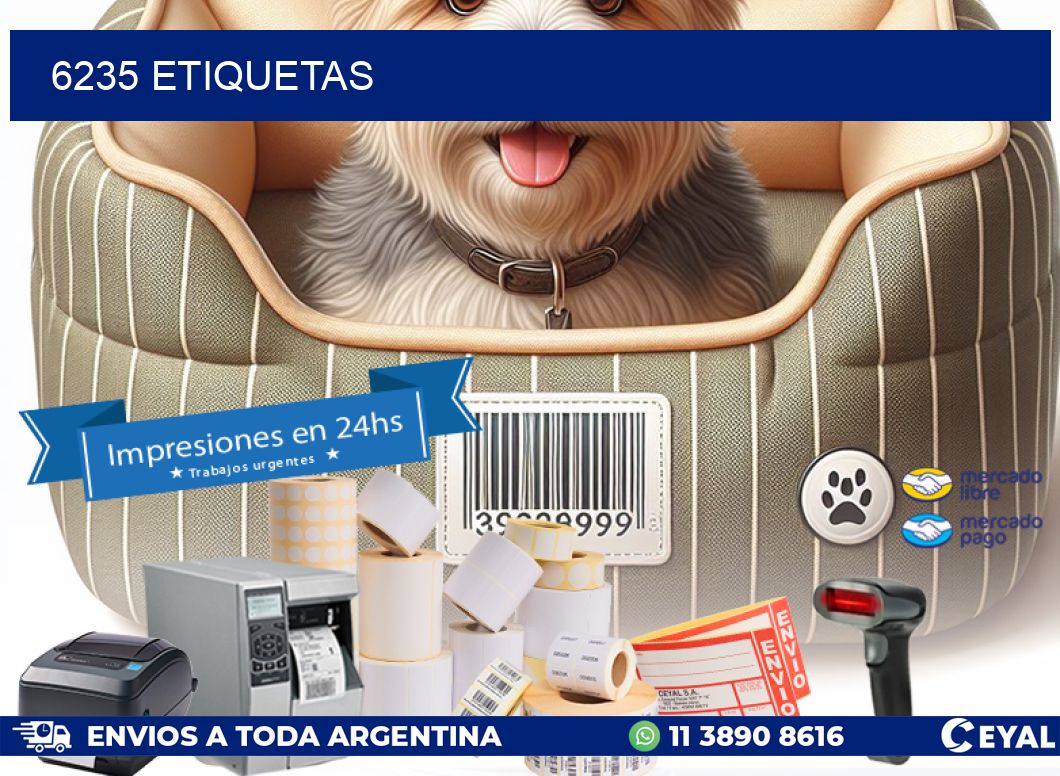 6235 ETIQUETAS