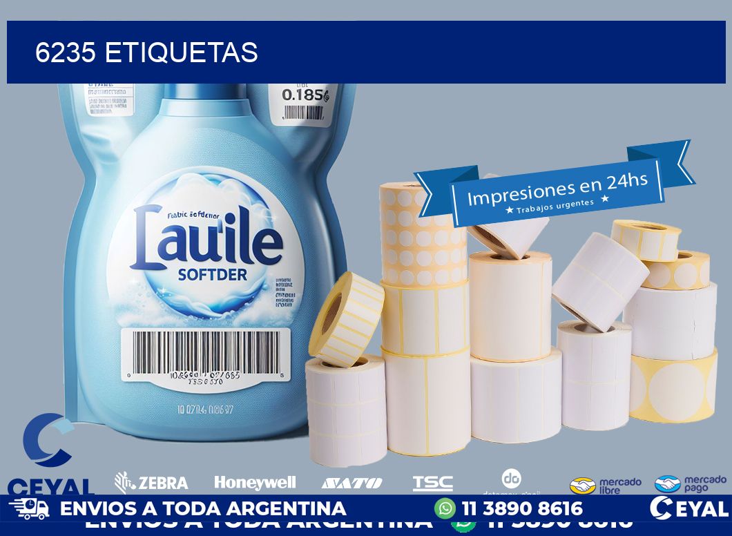 6235 ETIQUETAS