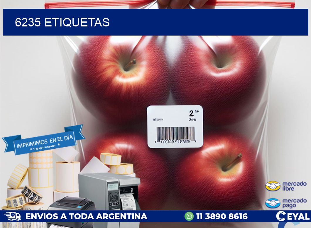 6235 ETIQUETAS
