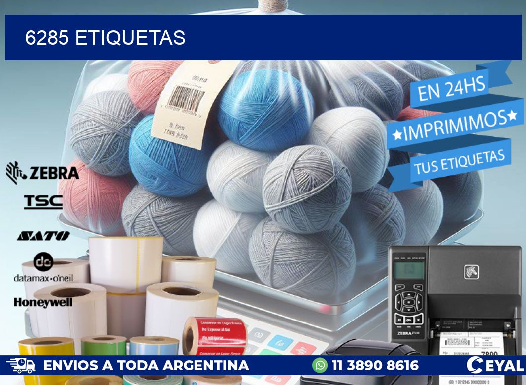 6285 ETIQUETAS