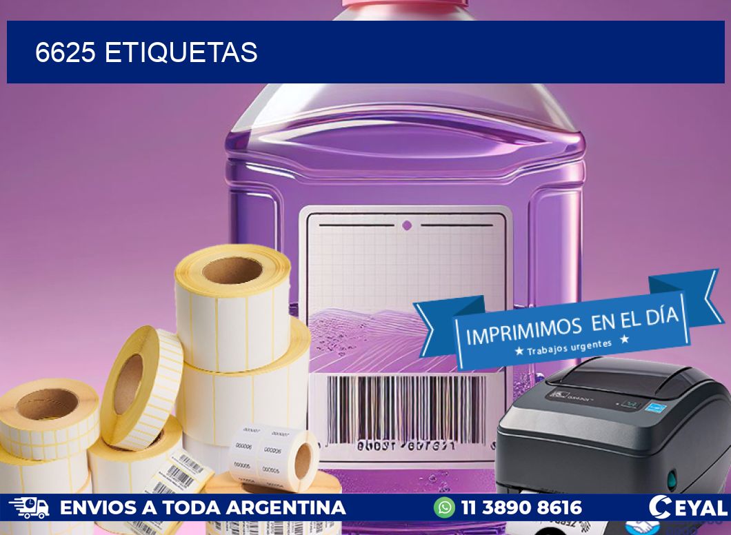 6625 ETIQUETAS