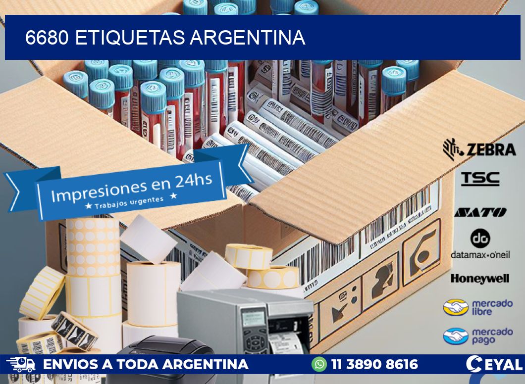 6680 ETIQUETAS ARGENTINA