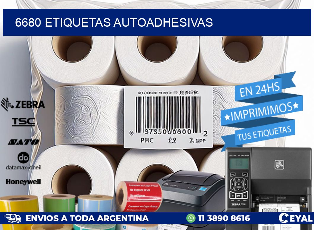 6680 ETIQUETAS AUTOADHESIVAS