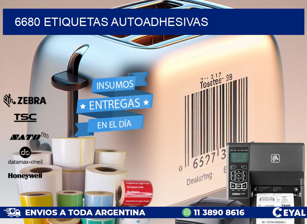 6680 ETIQUETAS AUTOADHESIVAS