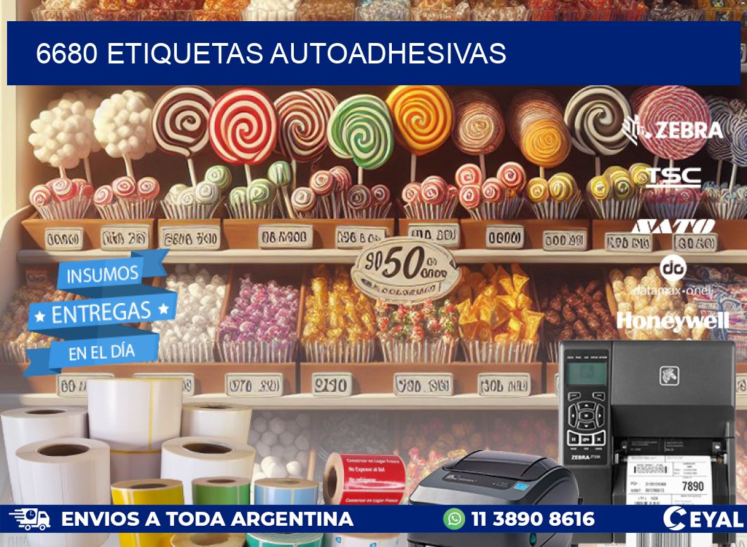 6680 ETIQUETAS AUTOADHESIVAS