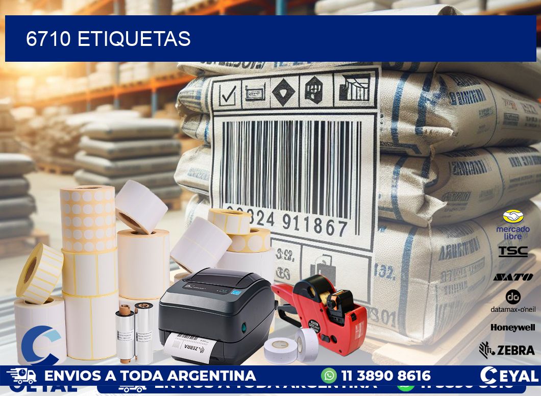 6710 ETIQUETAS